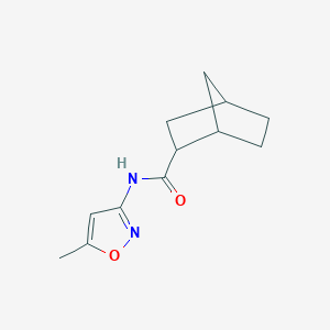 molecular formula C12H16N2O2 B414579 N-(5-methyl-1,2-oxazol-3-yl)bicyclo[2.2.1]heptane-2-carboxamide 