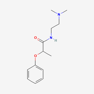molecular formula C13H20N2O2 B4145911 N-[2-(dimethylamino)ethyl]-2-phenoxypropanamide 