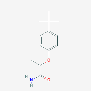molecular formula C13H19NO2 B4146635 2-(4-tert-butylphenoxy)propanamide 