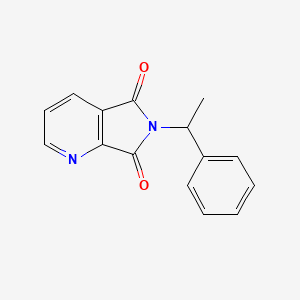 molecular formula C15H12N2O2 B4146746 6-(1-phenylethyl)-5H-pyrrolo[3,4-b]pyridine-5,7(6H)-dione CAS No. 110960-06-0