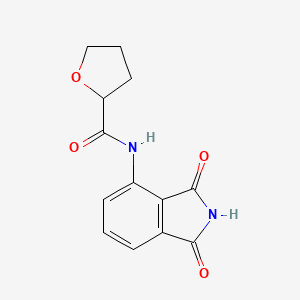 molecular formula C13H12N2O4 B4147269 N-(1,3-dioxo-2,3-dihydro-1H-isoindol-4-yl)tetrahydro-2-furancarboxamide 