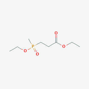 molecular formula C8H17O4P B041473 Ethyl 3-[ethoxy(methyl)phosphoryl]propanoate CAS No. 15090-27-4
