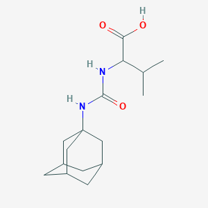 molecular formula C16H26N2O3 B4147417 N-[(1-adamantylamino)carbonyl]valine 
