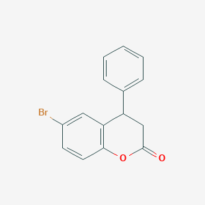 molecular formula C15H11BrO2 B041476 6-Bromo-4-phenylchroman-2-one CAS No. 156755-23-6