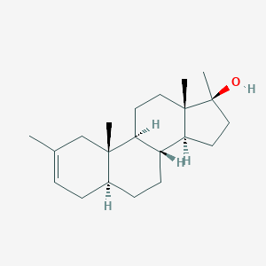 molecular formula C21H34O B041477 2,17-alpha-Dimethyl-5-alpha-androst-2-en-17-beta-ol CAS No. 2527-18-6