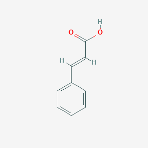 molecular formula C9H8O2 B041478 Cinnamic acid CAS No. 140-10-3