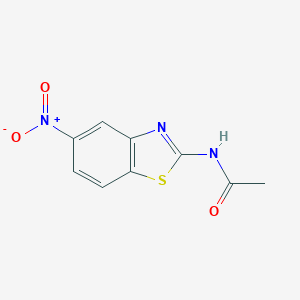 molecular formula C9H7N3O3S B414785 N-(5-nitro-1,3-benzothiazol-2-yl)acetamide 
