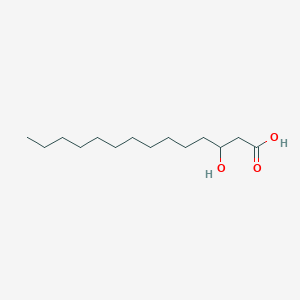 molecular formula C14H28O3 B041485 3-Hydroxytetradecanoic acid CAS No. 1961-72-4