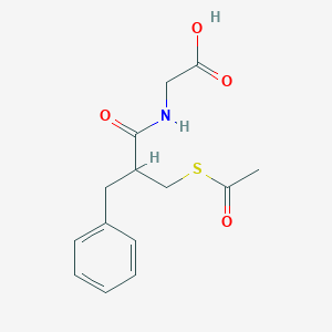 molecular formula C14H17NO4S B041489 S-Acetylthiorphan CAS No. 124735-06-4