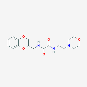molecular formula C17H23N3O5 B4149227 N-[(2,3-DIHYDRO-1,4-BENZODIOXIN-2-YL)METHYL]-N'-[2-(MORPHOLIN-4-YL)ETHYL]ETHANEDIAMIDE 