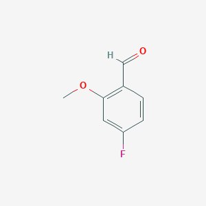 molecular formula C8H7FO2 B041509 4-Fluoro-2-methoxybenzaldehyde CAS No. 450-83-9