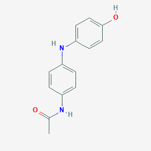 molecular formula C14H14N2O2 B041510 N-[4-[(4-Hydroxyphenyl)amino]phenyl]acetamide CAS No. 93629-82-4
