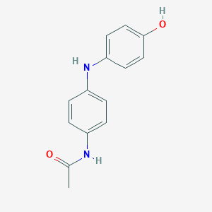 molecular formula C14H14N2O2 B041510 N-[4-(4-Hydroxyanilino)phenyl]acetamide CAS No. 93629-82-4
