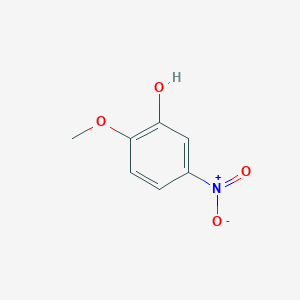 molecular formula C7H7NO4 B041512 2-甲氧基-5-硝基苯酚 CAS No. 636-93-1