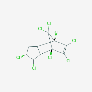 molecular formula C₁₀H₆Cl₈ B041516 (1R,2S,3R,4R,6S,7S)-1,3,4,7,8,9,10,10-八氯三环[5.2.1.02,6]癸-8-烯 CAS No. 5103-74-2