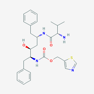 molecular formula C28H36N4O4S B041518 Des((2-isopropylthiazol-4-yl)methyl-methyl-carbamoyl)ritonavir CAS No. 765875-58-9
