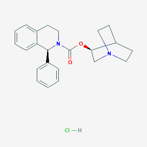 molecular formula C23H27ClN2O2 B041528 (1S,3S)-Solifenacin Hydrochloride CAS No. 180468-38-6