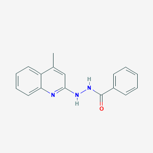 molecular formula C17H15N3O B415358 N'-(4-methyl-2-quinolinyl)benzohydrazide 