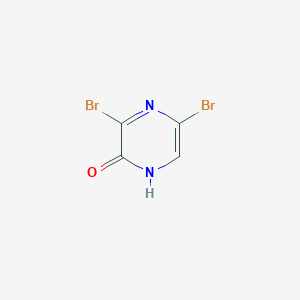 molecular formula C4H2Br2N2O B041542 3,5-Dibromo-2-hydroxypyrazine CAS No. 21943-15-7