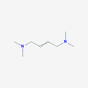 molecular formula C8H18N2 B041544 N,N,N',N'-Tetramethyl-2-butene-1,4-diamine CAS No. 4559-79-9