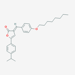 5-(4-isopropylphenyl)-3-[4-(octyloxy)benzylidene]-2(3H)-furanone