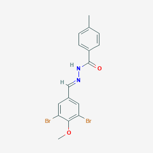N'-(3,5-dibromo-4-methoxybenzylidene)-4-methylbenzohydrazide