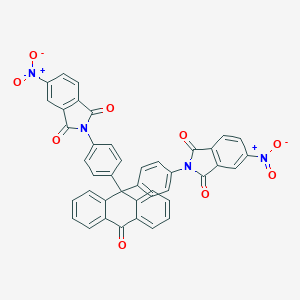 5-nitro-2-{4-[9-(4-{5-nitro-1,3-dioxo-1,3-dihydro-2H-isoindol-2-yl}phenyl)-10-oxo-9,10-dihydro-9-anthracenyl]phenyl}-1H-isoindole-1,3(2H)-dione