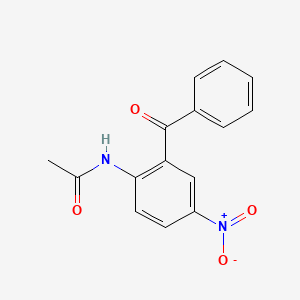 molecular formula C15H12N2O4 B4154721 N-(2-benzoyl-4-nitrophenyl)acetamide 