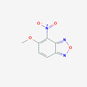 molecular formula C7H5N3O4 B415489 5-Methoxy-4-nitro-2,1,3-benzoxadiazole CAS No. 18333-74-9