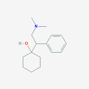 molecular formula C16H25NO B041550 1-[1-(Phenyl)-2-dimethylaminoethyl]cyclohexanol CAS No. 93413-86-6