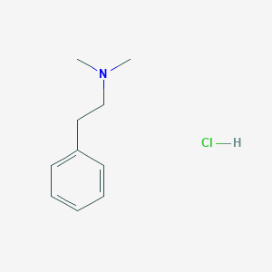 molecular formula C10H16ClN B041551 苯乙胺，N,N-二甲基-，盐酸盐 CAS No. 10275-21-5