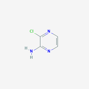 molecular formula C4H4ClN3 B041553 2-氨基-3-氯吡嗪 CAS No. 6863-73-6