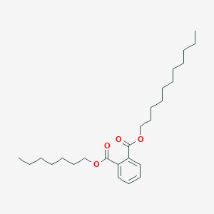 molecular formula C26H42O4 B041555 Phthalic acid, heptyl undecyl ester CAS No. 65185-88-8