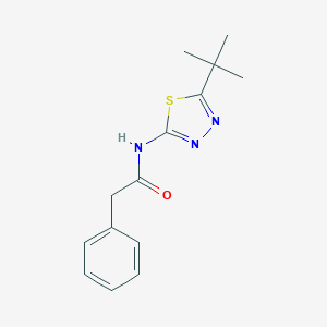 molecular formula C14H17N3OS B415722 N-(5-tert-butyl-1,3,4-thiadiazol-2-yl)-2-phenylacetamide 