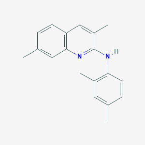 molecular formula C19H20N2 B415761 N-(2,4-dimethylphenyl)-3,7-dimethyl-2-quinolinamine 