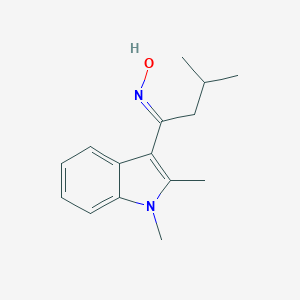 1-(1,2-dimethyl-1H-indol-3-yl)-3-methyl-1-butanone oxime