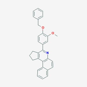 4-(4-Benzyloxy-3-methoxy-phenyl)-2,3-dihydro-1H-benzo[f]cyclopenta[c]quinoline