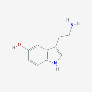 molecular formula C11H14N2O B041585 2-Methyl-5-hydroxytryptamine CAS No. 78263-90-8