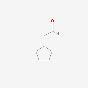 molecular formula C7H12O B041589 2-环戊基乙醛 CAS No. 5623-81-4
