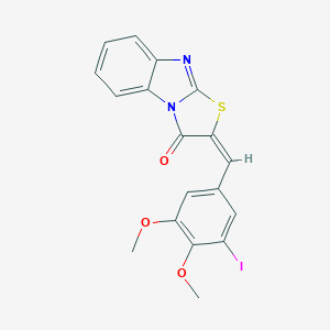 2-(3-Iodo-4,5-dimethoxy-benzylidene)-benzo[4,5]imidazo[2,1-b]thiazol-3-one