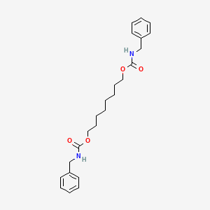molecular formula C24H32N2O4 B4159623 8-(benzylcarbamoyloxy)octyl N-benzylcarbamate 