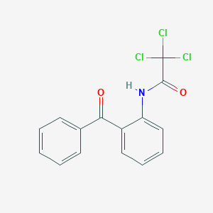 Acetamide, N-(2-benzoylphenyl)-2,2,2-trichloro-