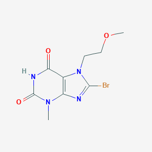8-Bromo-7-(2-methoxyethyl)-3-methylpurine-2,6-dione