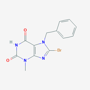 molecular formula C13H11BrN4O2 B041616 7-Benzyl-8-bromo-3-methylxanthine CAS No. 93703-26-5