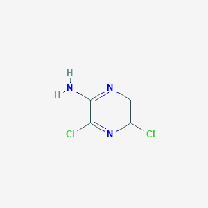 molecular formula C4H3Cl2N3 B041617 2-Amino-3,5-dichloropyrazine CAS No. 873-42-7