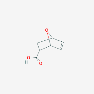 molecular formula C7H8O3 B041619 7-Oxa-bicyclo[2.2.1]hept-5-ene-2-carboxylic acid CAS No. 24363-23-3