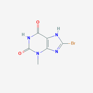 molecular formula C6H5BrN4O2 B041621 8-Bromo-3-methyl-1H-purine-2,6(3H,7H)-dione CAS No. 93703-24-3