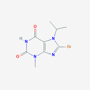molecular formula C9H11BrN4O2 B041624 8-溴-3-甲基-7-丙烷-2-基嘌呤-2,6-二酮 CAS No. 123980-53-0
