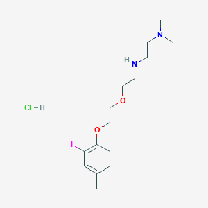 molecular formula C15H26ClIN2O2 B4162506 N-[2-[2-(2-iodo-4-methylphenoxy)ethoxy]ethyl]-N',N'-dimethylethane-1,2-diamine;hydrochloride 