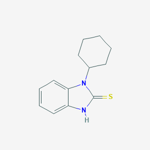 molecular formula C13H16N2S B416256 1-cyclohexyl-1H-benzimidazole-2-thiol CAS No. 313067-44-6